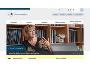University of Potsdam's Website Screenshot