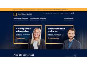 Copenhagen Business Academy's Website Screenshot