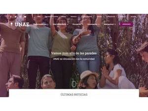 Universidad Nacional de Educación's Website Screenshot