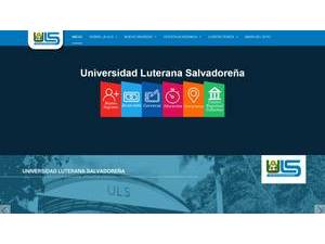 Salvadoran Lutheran University's Website Screenshot