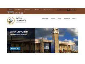 جامعة بيان's Website Screenshot