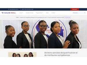 Université INUKA's Website Screenshot