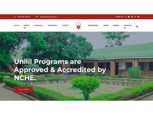 University of Lilongwe's Website Screenshot