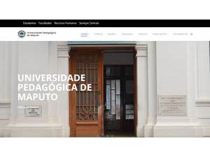 Universidade Pedagógica's Website Screenshot
