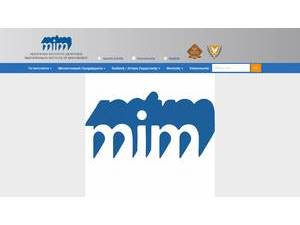 Mediterranean Institute of Management's Website Screenshot