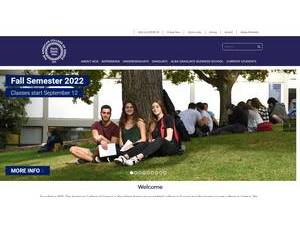 The American College of Greece's Website Screenshot