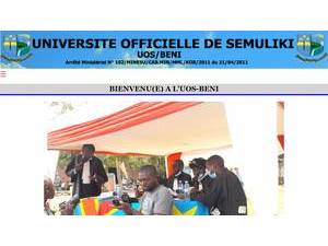 Université Officielle de Semuliki's Website Screenshot