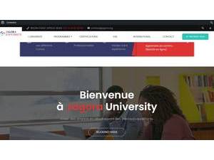 Jagora University's Website Screenshot