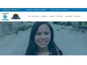 Corporacion Universitaria Cenda's Website Screenshot