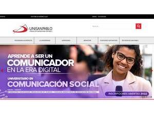 Fundación Universitaria San Pablo's Website Screenshot