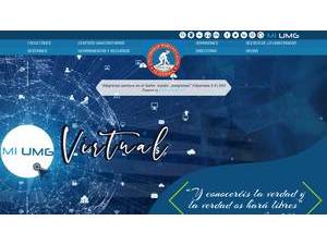 Mariano Galvez University of Guatemala's Website Screenshot