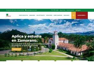 Panamerican Agricultural University, Zamorano's Website Screenshot