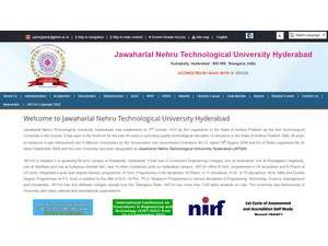 జవహర్ లాల్ నెహ్రూ సాంకేతిక విశ్వవిద్యాలయం's Website Screenshot