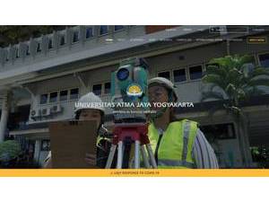 Atma Jaya University, Yogyakarta's Website Screenshot