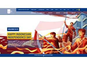 Institut Teknologi Sepuluh Nopember's Website Screenshot