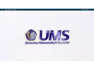 Universitas Muhammadiyah Surakarta's Website Screenshot