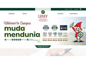 Muhammadiyah University of Yogyakarta's Website Screenshot