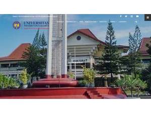 State University of Yogyakarta's Website Screenshot