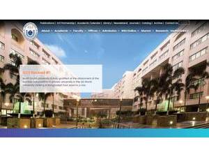 North South University's Website Screenshot