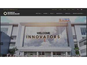 Universitas Widya Gama's Website Screenshot