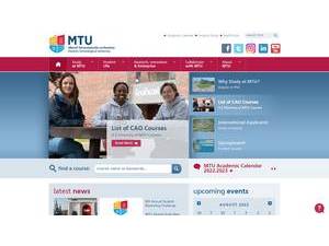 Munster Technological University's Website Screenshot