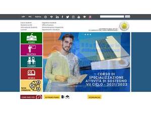 Università degli Studi di Cassino e del Lazio Meridionale's Website Screenshot