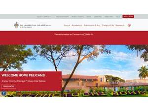 The University of the West Indies, Mona's Website Screenshot