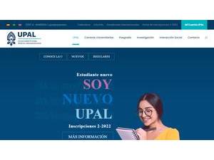 Latin American Private Open University, Cochabamba's Website Screenshot