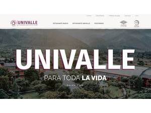 Valle Private University's Website Screenshot