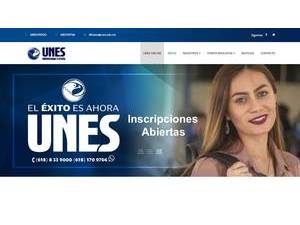 Universidad España's Website Screenshot