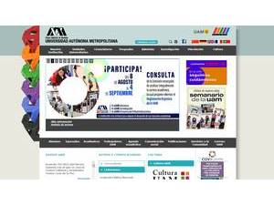 Metropolitan Autonomous University's Website Screenshot