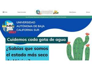 Universidad Autónoma de Baja California Sur's Website Screenshot