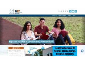 Universidad Autónoma de Tamaulipas's Website Screenshot
