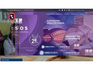 Hispanoamericana Justo Sierra University's Website Screenshot