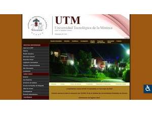 Technological University of Mixteca's Website Screenshot