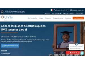 Valle del Grijalva University's Website Screenshot