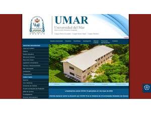 Universidad del Mar's Website Screenshot