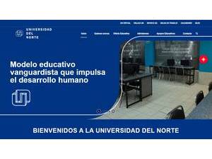 Universidad del Norte A.C.'s Website Screenshot