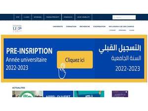 Hassan II University of Casablanca's Website Screenshot