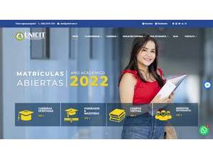 Ibero-American University of Science and Technology, Nicaragua's Website Screenshot