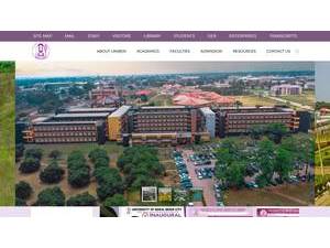 University of Benin's Website Screenshot