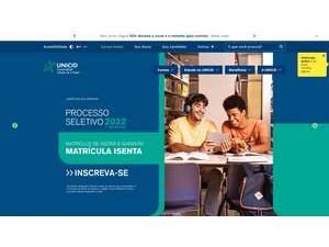 Universidade Cidade de São Paulo's Website Screenshot