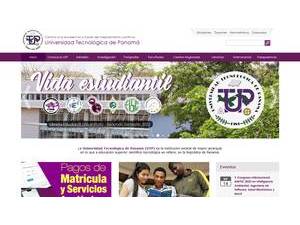 Universidad Tecnológica de Panamá's Website Screenshot