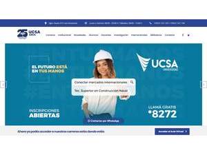 University of the Southern Cone of the Americas's Website Screenshot