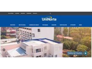Northern University, Paraguay's Website Screenshot