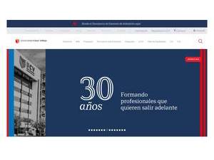 César Vallejo University's Website Screenshot