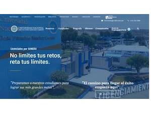 José Faustino Sánchez Carrión National University's Website Screenshot