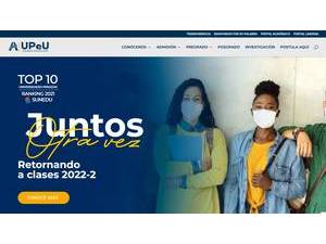 Union Peruvian University's Website Screenshot