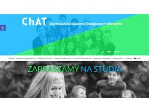 Christian Theological Academy in Warsaw's Website Screenshot