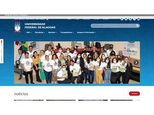 Universidade Federal de Alagoas's Website Screenshot